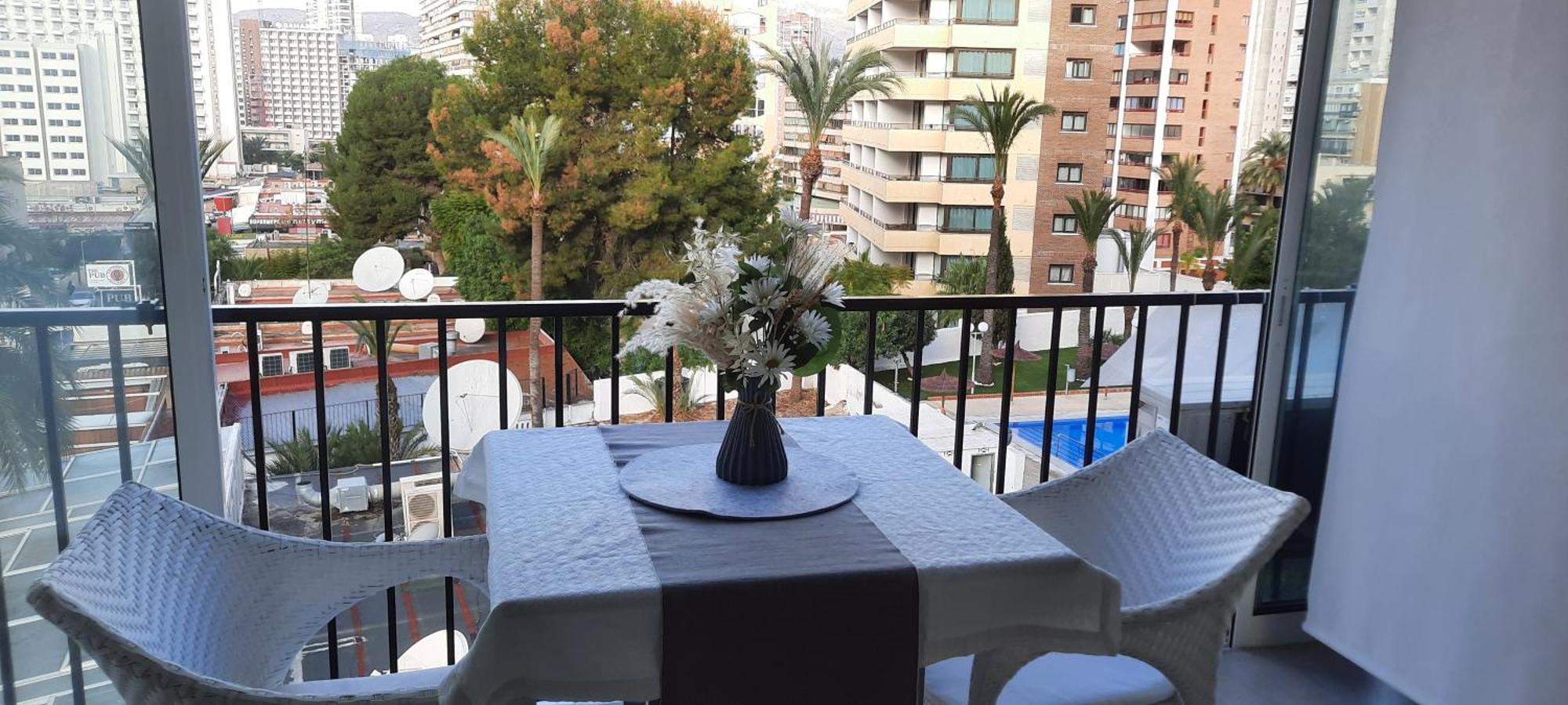 Happy Loix Wifi Aa Garage Pool Leilighet Benidorm Eksteriør bilde