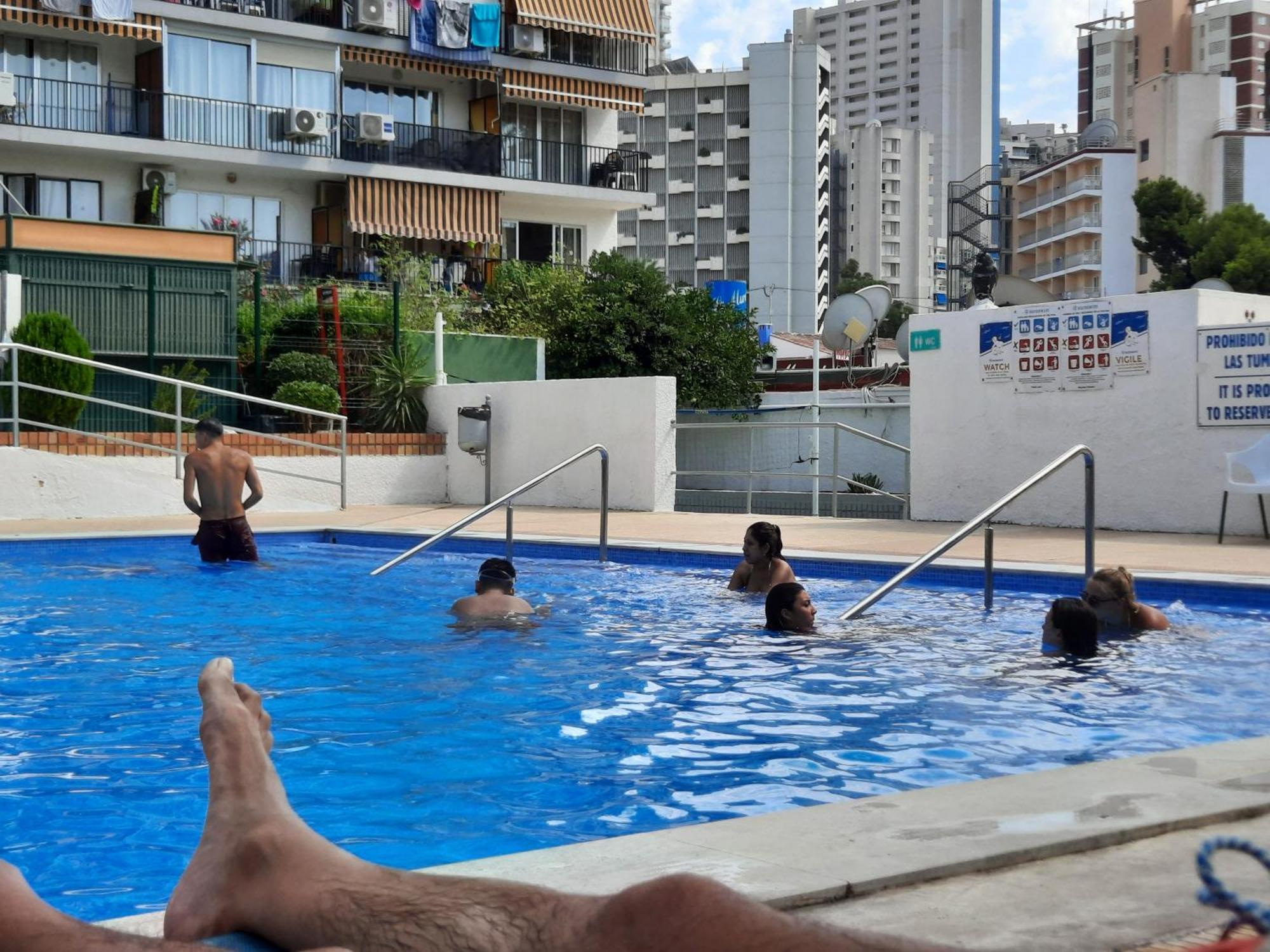 Happy Loix Wifi Aa Garage Pool Leilighet Benidorm Eksteriør bilde