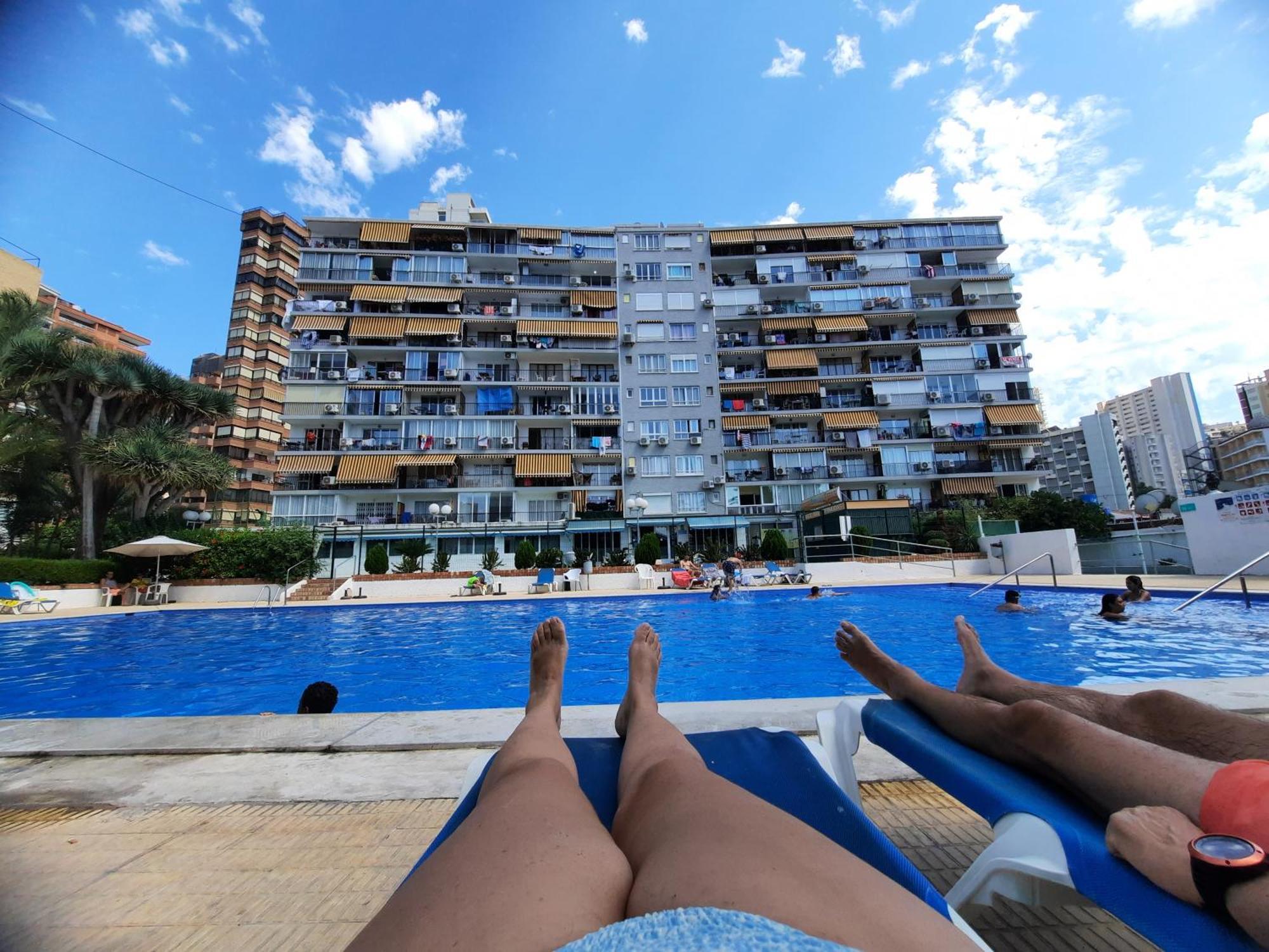 Happy Loix Wifi Aa Garage Pool Leilighet Benidorm Eksteriør bilde